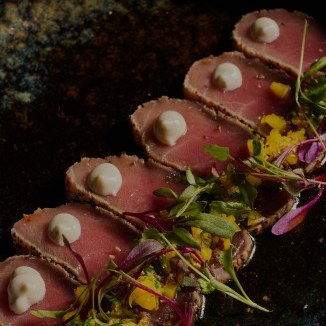 Signature seared tuno from the grill